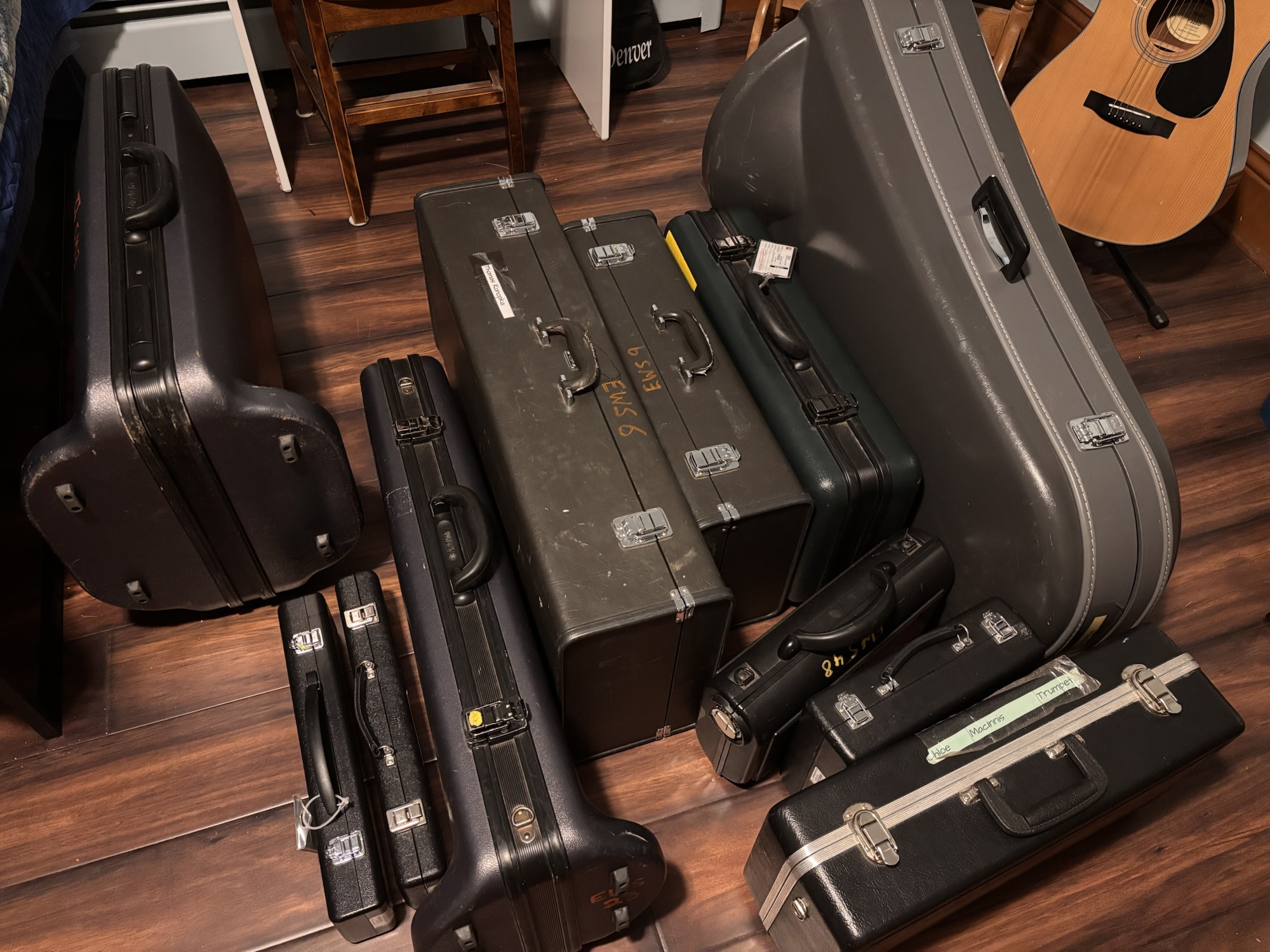 Instruments ready! | East Wiltshire School Band